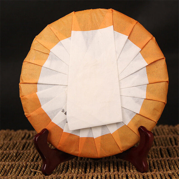 Cooked Pu-erh Tea 357g Yunnan Old Ripe Pu Erh Qizi Cake Aged Puer Tea Tree 普洱熟茶