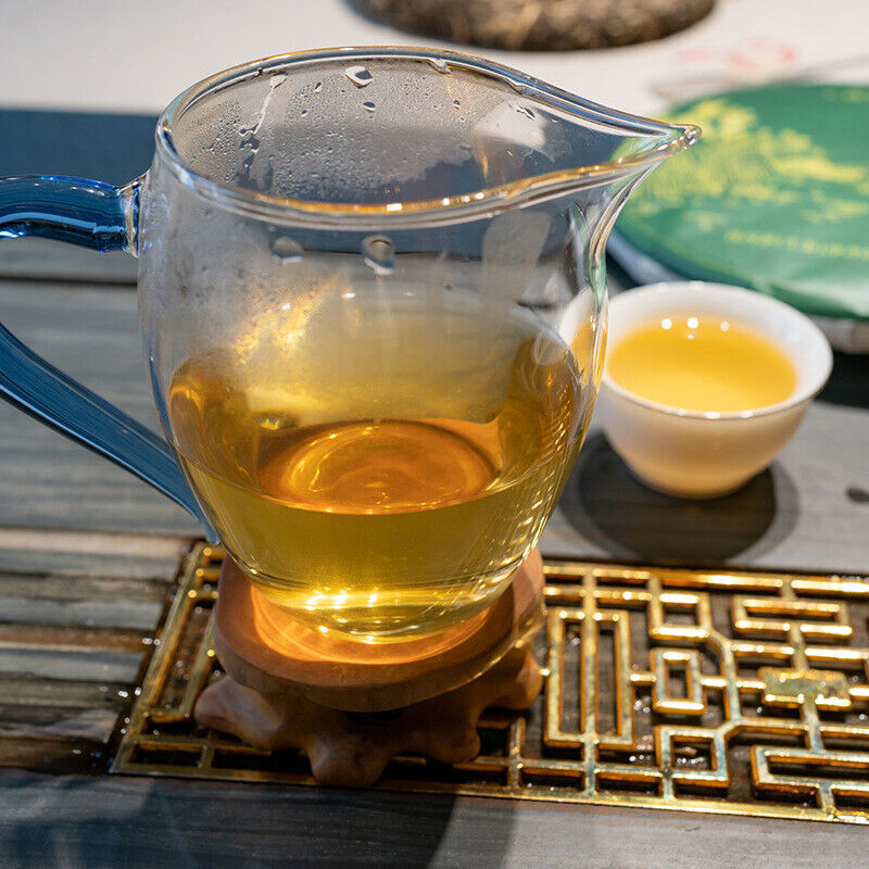 HelloYoung 357g Lao Banzhang Puerh Raw Tea Yunnan Ancient Tree Puerh Seven Seed Cake Tea
