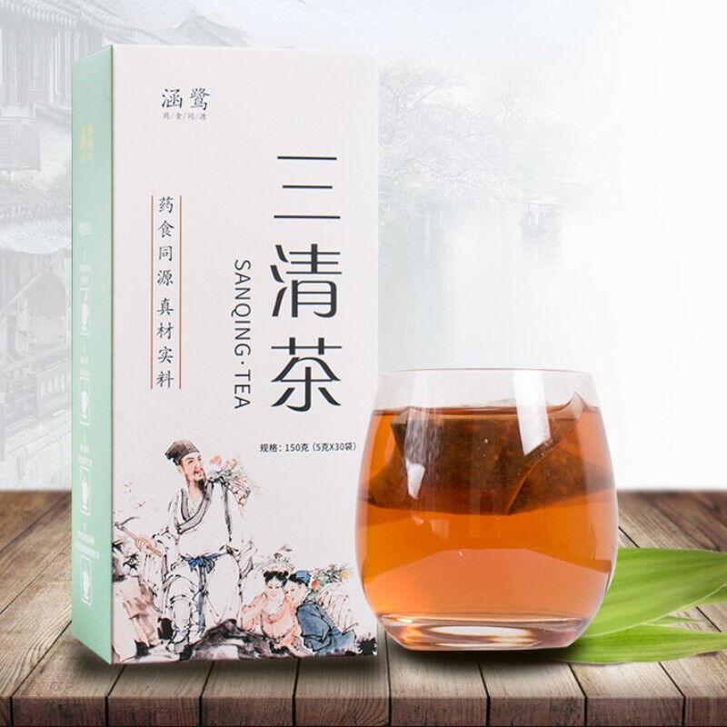 HelloYoung Sanqingcha Mint Cassia Rose Red Dates Herbal Tea Natural Organic Herbs Tea 50g Secondary image