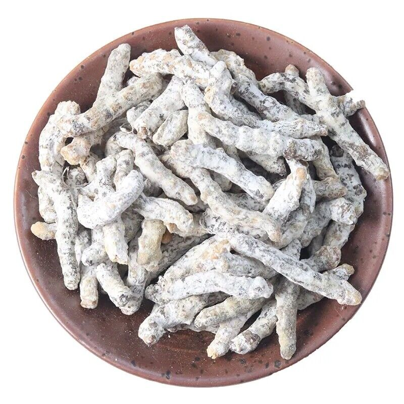 HelloYoung Bai Jiang Can 白僵蚕, Bombyx Batryticatus, Silkworm Larva, Bombyx Mori250g 僵蚕天虫僵虫 Main image