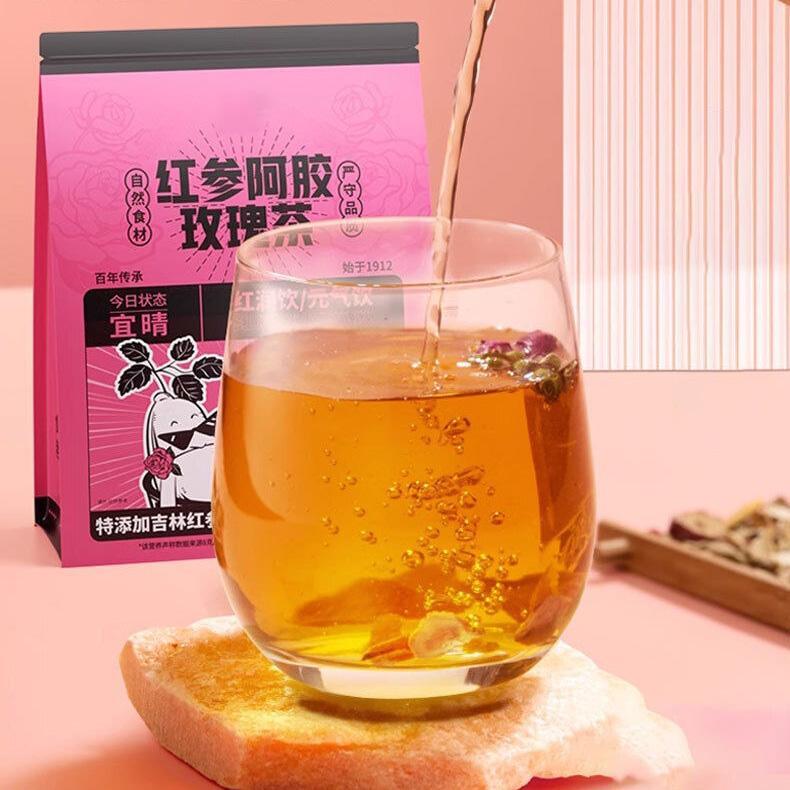 Chinese Rose Herbal Tea – Loose Leaf Natural Floral Blend Secondary image