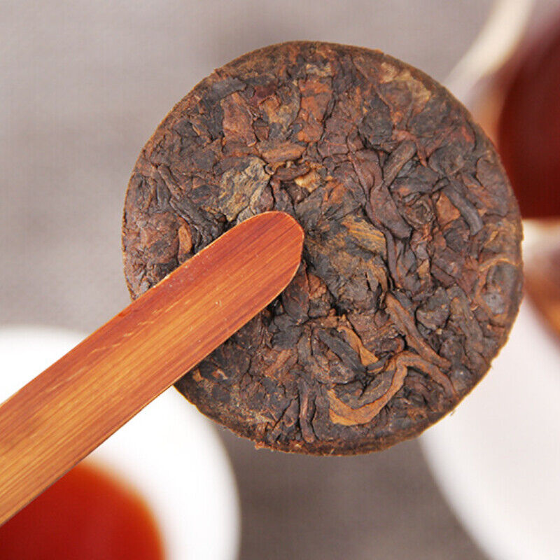 HelloYoung 200g Pu'er small tea column tea cake Ripe Tea Fermented craft tea Health Care