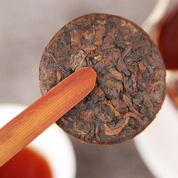 HelloYoung 200g Pu'er small tea column tea cake Ripe Tea Fermented craft tea Health Care