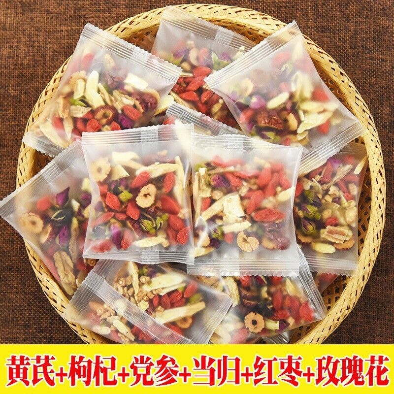 Herbal Tea for Vitality Health Blood Circulation Astragalus Angelica Goji Rose Main image