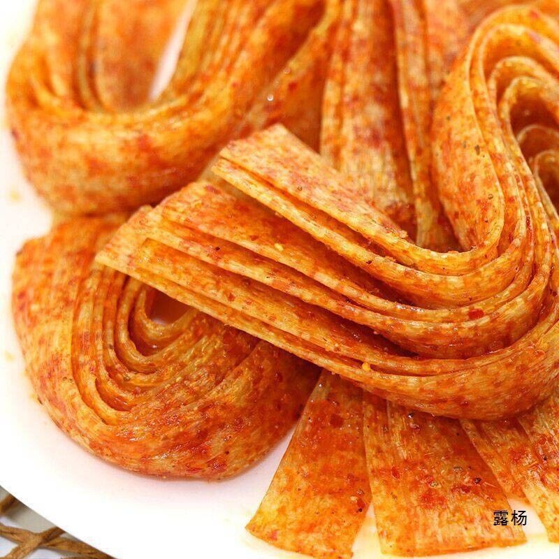 Childhood Classic Spicy Snack Nostalgic Treat Spicy Strips Secondary image