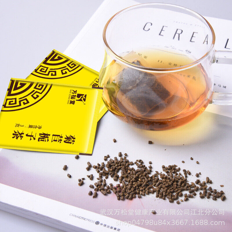 Chicory and Gardenia Tea Bags, Healthy Chrysanthemum and Goji Berries 60g Secondary image