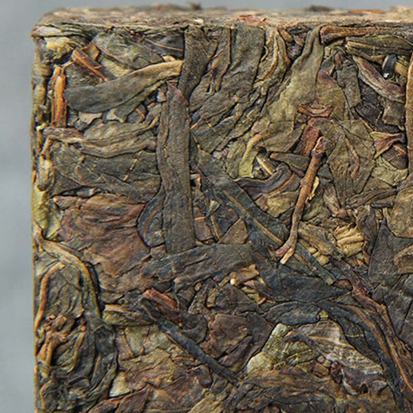 HelloYoung Bingdao Golden Leaf Ancient Tree Candy Sweet Tea Yunnan Puerh Cha Tea Brick 500g