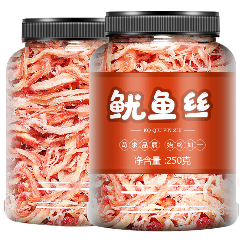 250G Spicy Shredded Squid Ready-to-eat Seafood Hand-shredded Squid Snacks