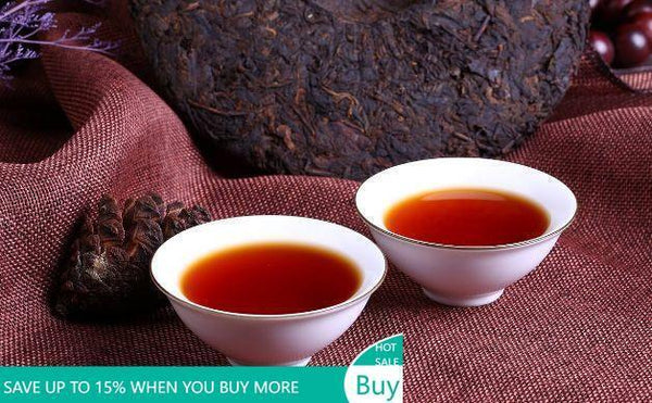 500g Ripe Puer Black Aged Pu Er Ba Wang Cha Beeng Haiwan Giant Pu-erh Tea Cake