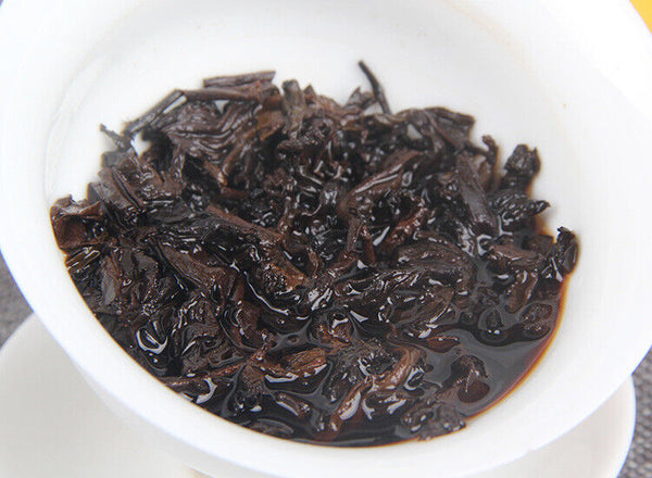 HelloYoung 357g Puerh Ripe Tea Menghai Chenxiang Yunnan Seven Seed Cake Puerh Golden Bud