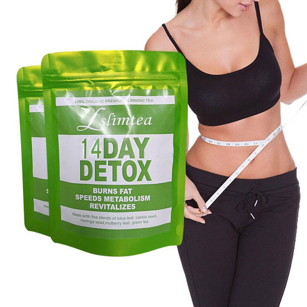 28-Day Slimming & Teatox Blend fo Weight Loss Organic 14-Day Detox Tea