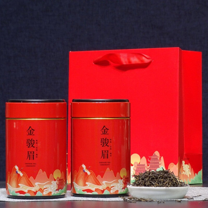 Mao Jian Green Tea Jasmine Tea Biluochun Tea Xiao Seed,Jin Jun Mei Black Tea Can