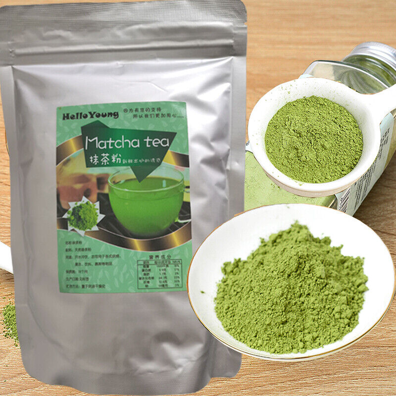 Authentic Japanese Matcha Green Tea Powder Latte Without Sugar Vegan 0 Calories Secondary image