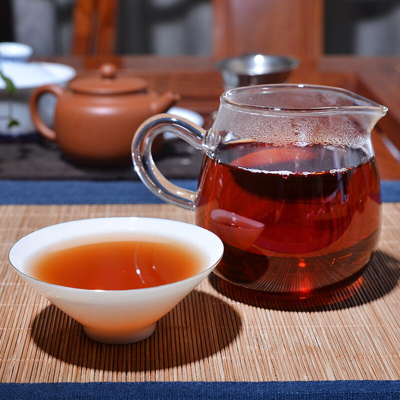 250g  Old Banzhang Brick Tea Yunnan Pu'er Cooked Tea Menghai Cooked Tea Brick Main image