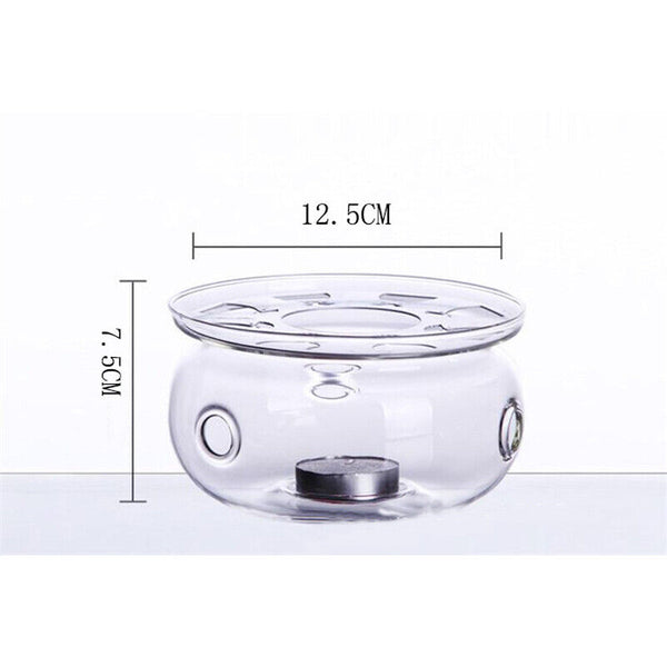 Teapot Warmer Base Clear Teapot Holder Glass Teapot Warmer Teapot Candle Warmer
