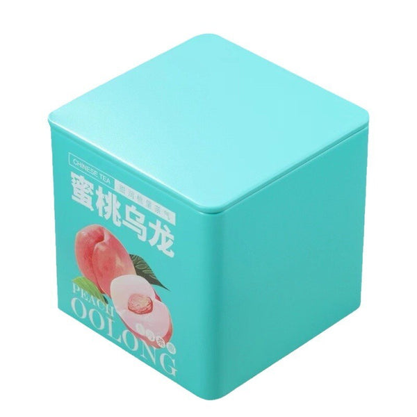 Fruit Tea with White Peach Herbal Tea Cold Brew Tin Can Peach Oolong Tea Floral