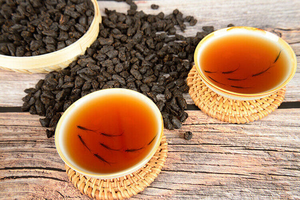 Yunnan Pu'er Tea Glutinous Fragrance Tea Fossilised Cooked Tea 500g loose tea