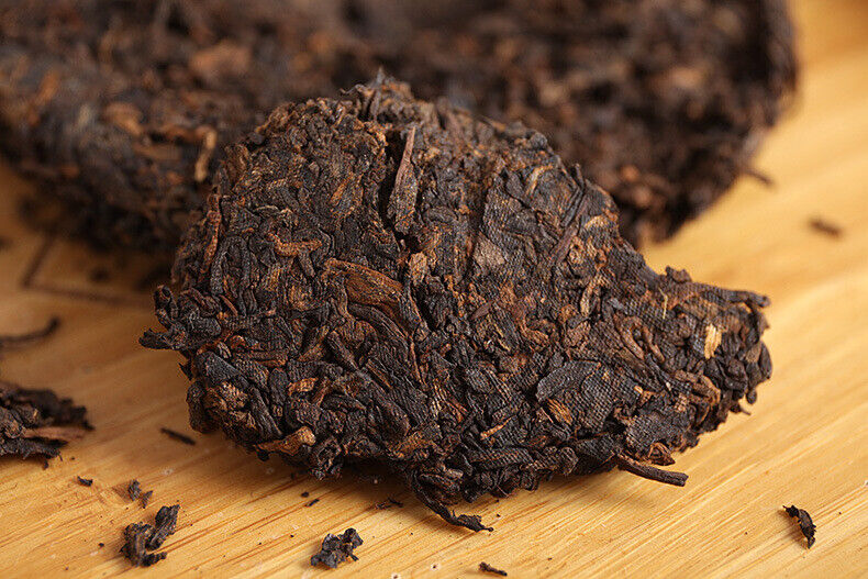 HelloYoung 100g Yunnan Raw Material Puerh Cake Tea Golden Bud Small Cake Palace Ripe Tea