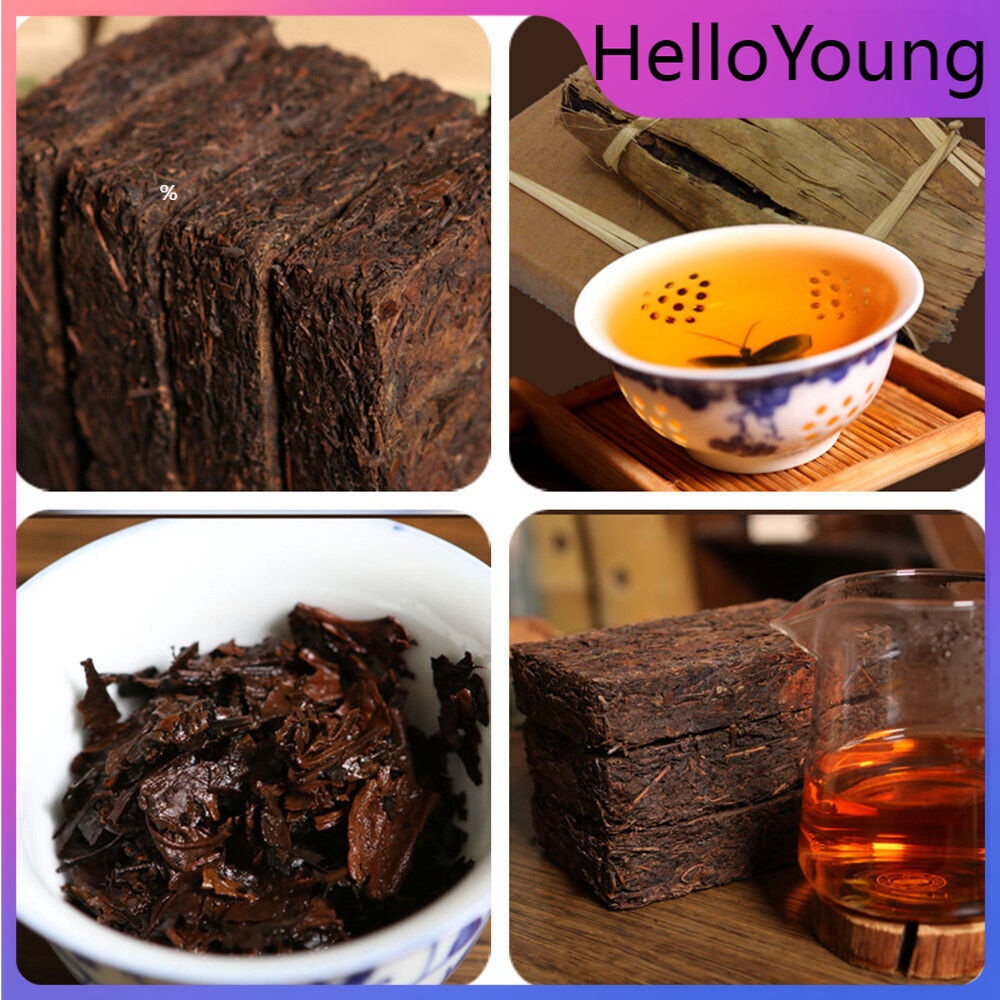 250g Ripe PuEr Tea Tree High Quality Yunnan Pu'er Puerh Tea Black Tea Brick Main image