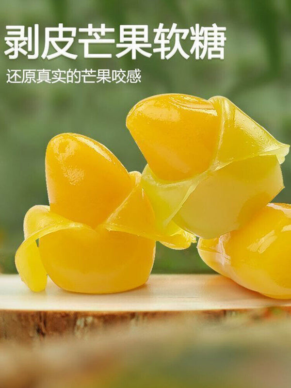 Loose snacks, peelable gummies, mixed fruit flavors, chewable gummies