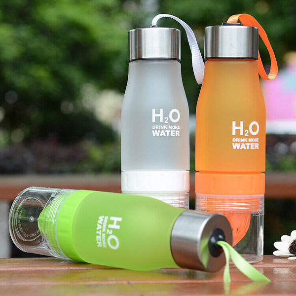 650ML Fruit Juice Water Bottle Infuser Outdoor Sports Portable Shaker Drinkware