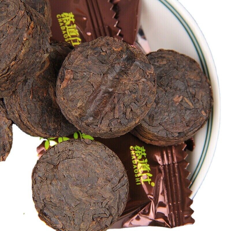 HelloYoung Top Puerh Ripe Tea Small Tuocha Candy Paper Original Tuocha Ripe Tea 500g/1.1lb