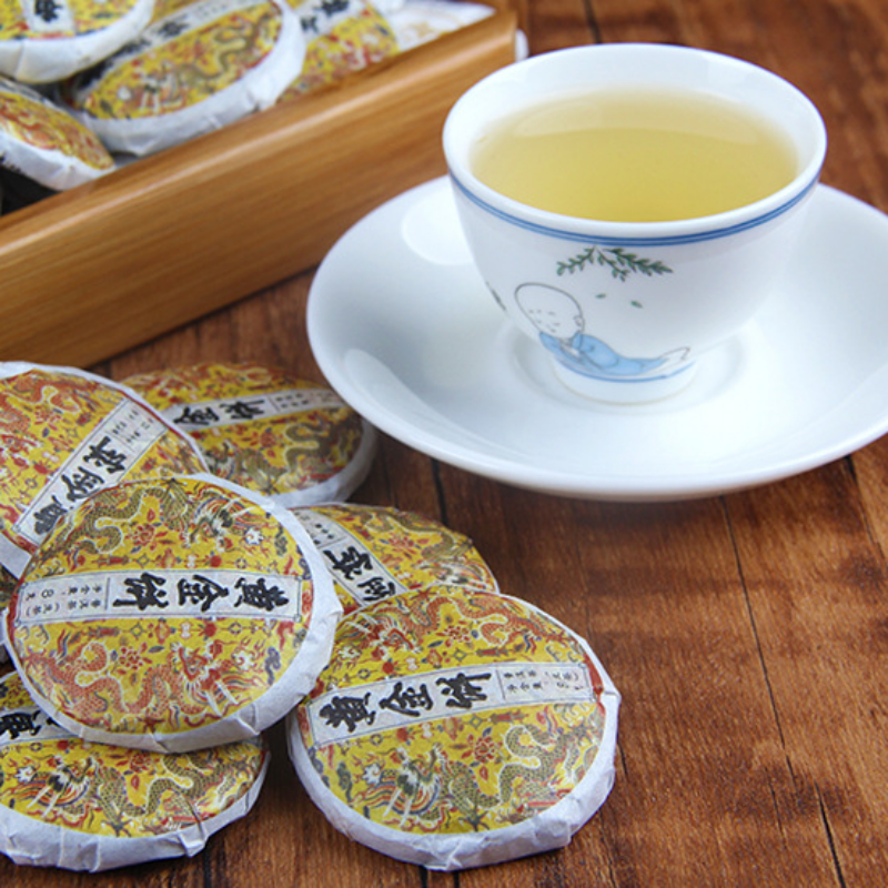 HelloYoung Ancient Tree Pu'er Tea Cha Tea500g Spring Tea Ancient Tree Gold Cake Natural