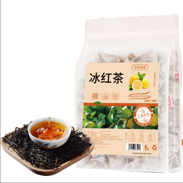HelloYoung Iced Tea Triangle Bag Tea Hong Kong Style Lemon Iced Tea Flavor Tea Drinks 250g