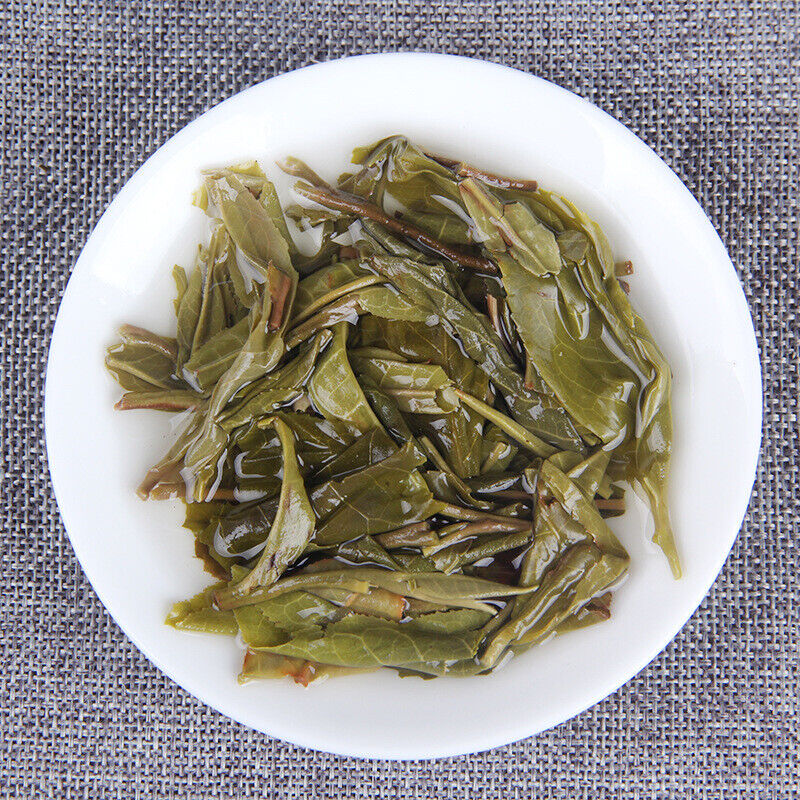 HelloYoung 357g Old Tree Puerh Raw Tea Cake Menghai Black Tea 头春茶年传世印级 古树普洱茶生茶勐海黑茶密香