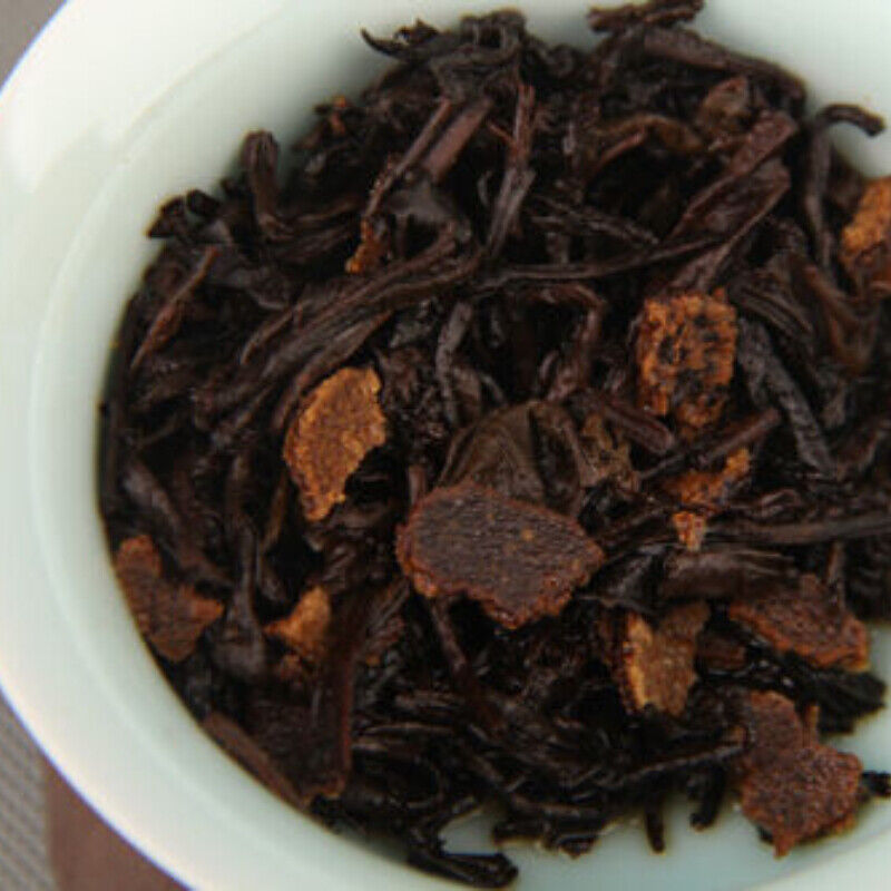 HelloYoung PEI YU Xinhui Aged Chenpi Ripe Puer Tea Orange Skin Puerh Pu'er Loose Tea 312