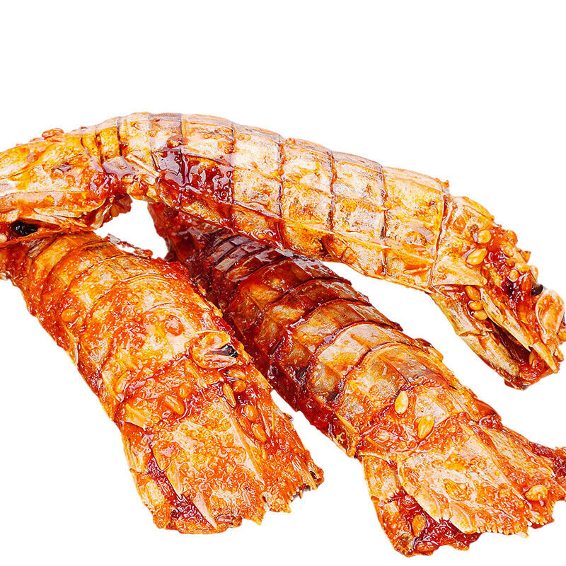 250g Spicy Mantis Shrimp - Ready-to-Eat Pipi Shrimp Snacks, Crispy Seafood
