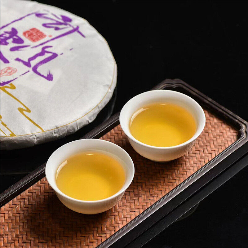 HelloYoung 357g Yunnan Tea Pu-erh Cake Tea Scraping Zhai Pu-erh Raw Tea Cake