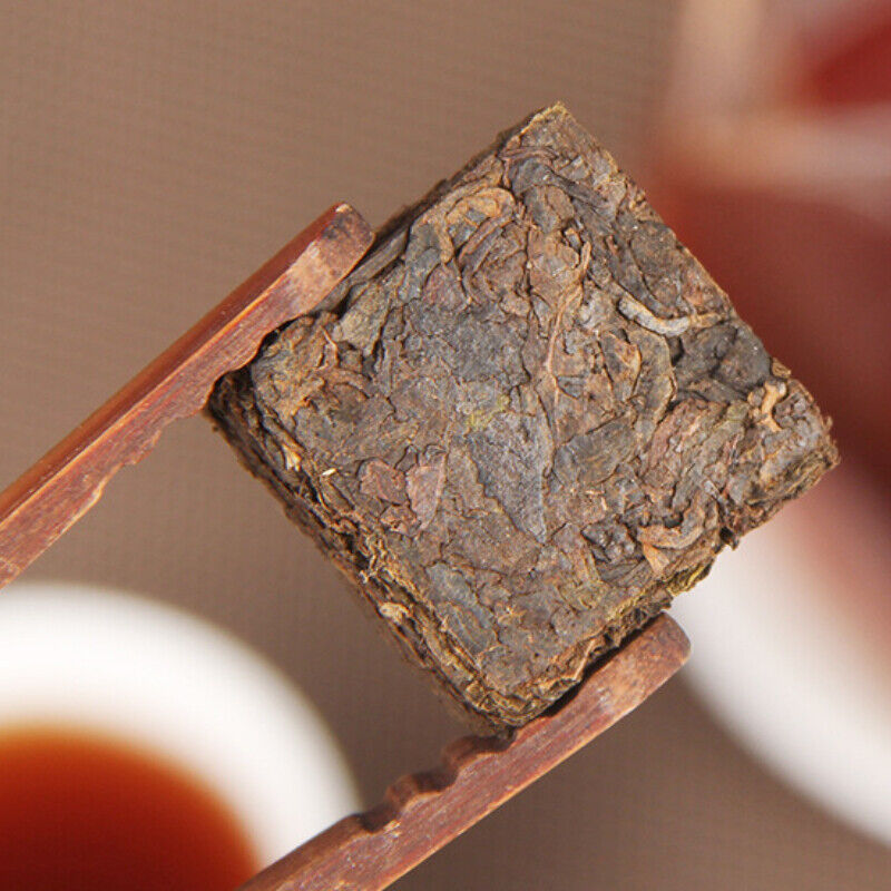 HelloYoung Square Brick Cooked Tea Black Tea Top-Grade Small Golden Brick Pu'er Tea 500g