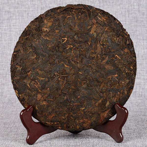 HelloYoung 357g Yunnan Tea Menghai Chenxiang Gleaning Seal Seven Cakes Pu'er Ripe Tea Cake