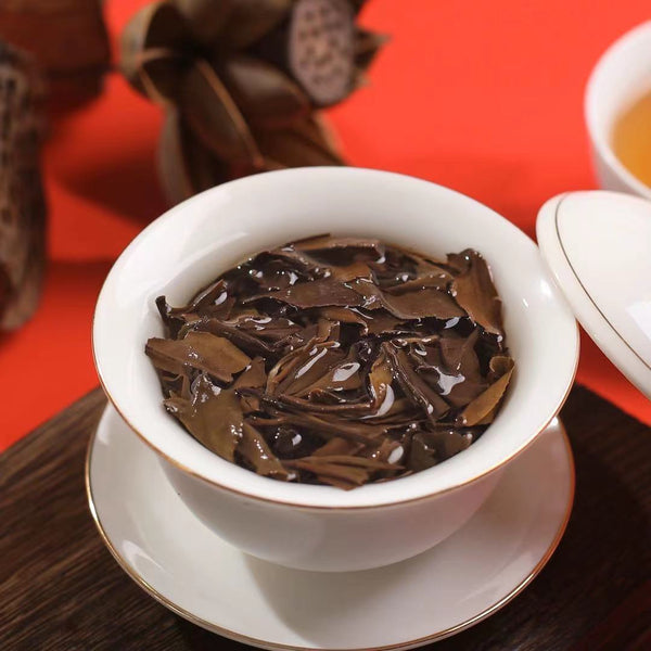 HelloYoung 100g Fuding White Tea Old Shoumei Aged Jujube Herbal White Tea Small Cake