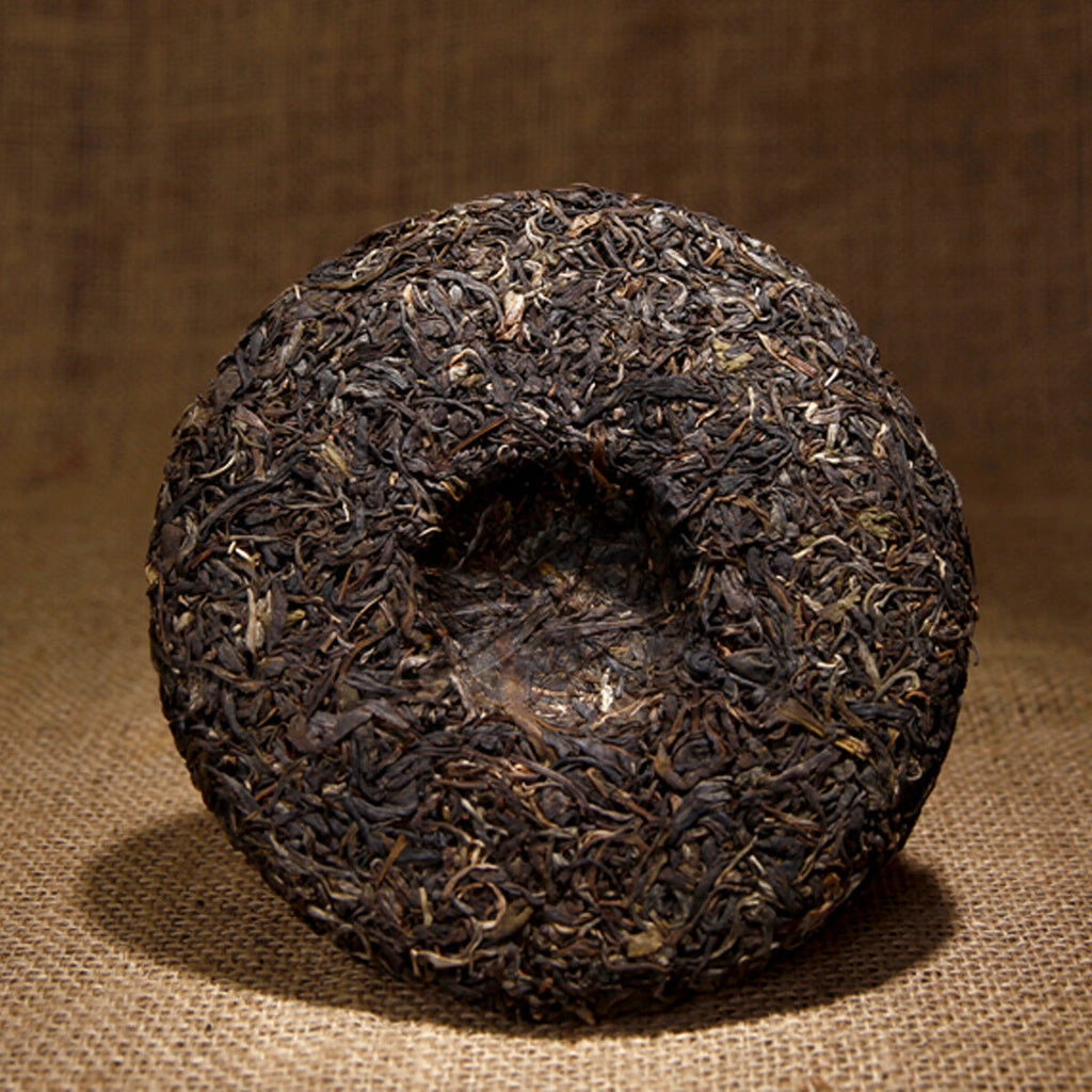 HelloYoung 357g Yunnan Raw Puer Tea Pu-erh Cake Tea Early Spring Green Puer Tea Health Food