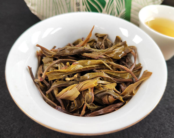 HelloYoung 357g Yiwu Jiao Mu Pu'er Tea Raw Cake Yiwu Yunnan Seven Cakes Pu'er Tea