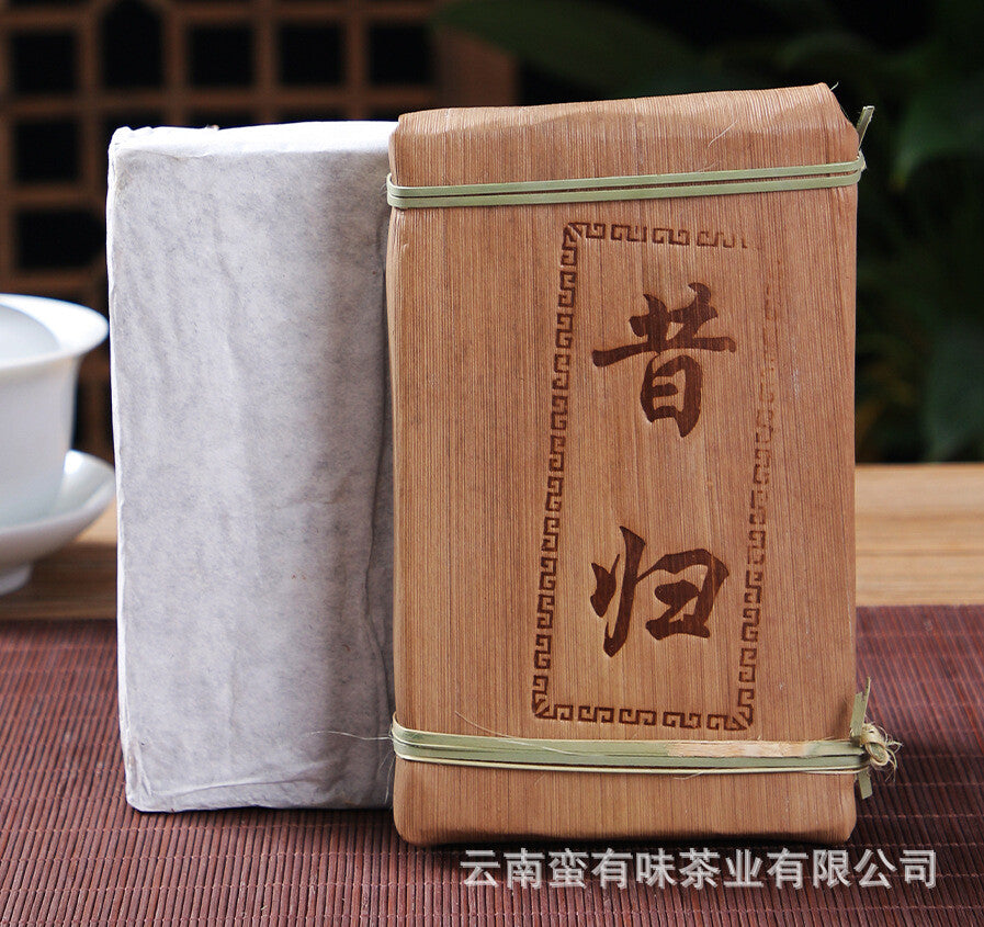 250g Xigui Gold Leaf Raw Brick Old Tree Raw Puerh Tea Brick Yunnan Puerh Tea Main image