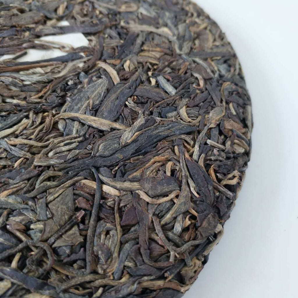HelloYoung Yunnan Pu'er Tea Raw Tea Cake Aged Old Tea Qiao Mu Qi Zi Cakes 357g/12.59oz