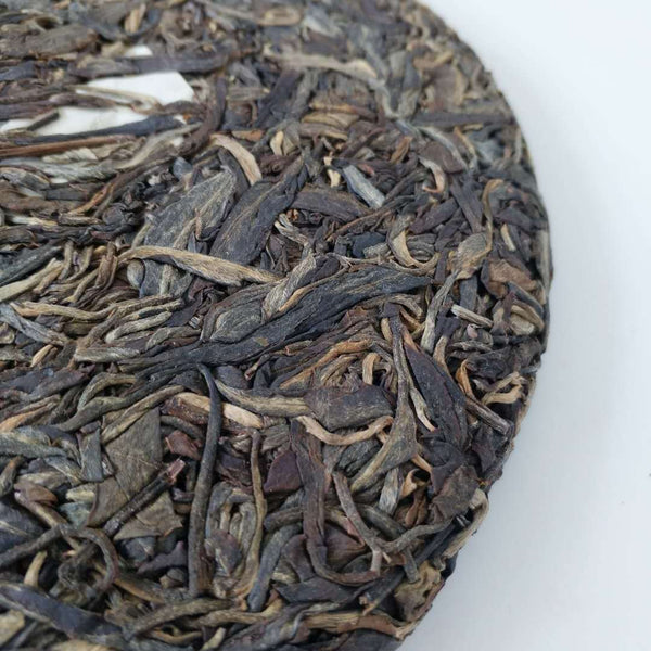 HelloYoung Yunnan Pu'er Tea Raw Tea Cake Aged Old Tea Qiao Mu Qi Zi Cakes 357g/12.59oz