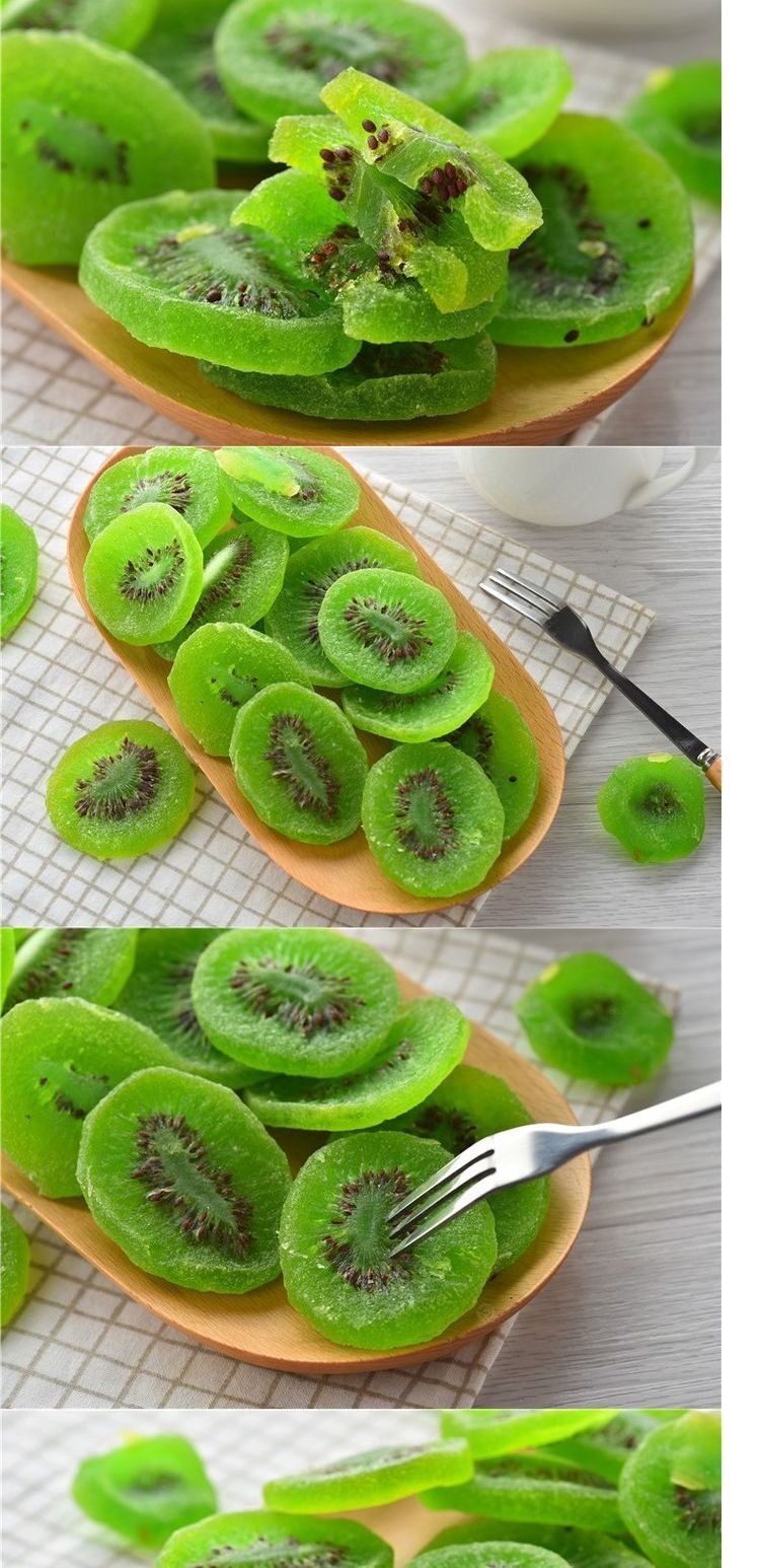 Kiwi Dried Fruit Slices Preserved Dried Kiwi Fruit Bulk Daily Snacks Canned