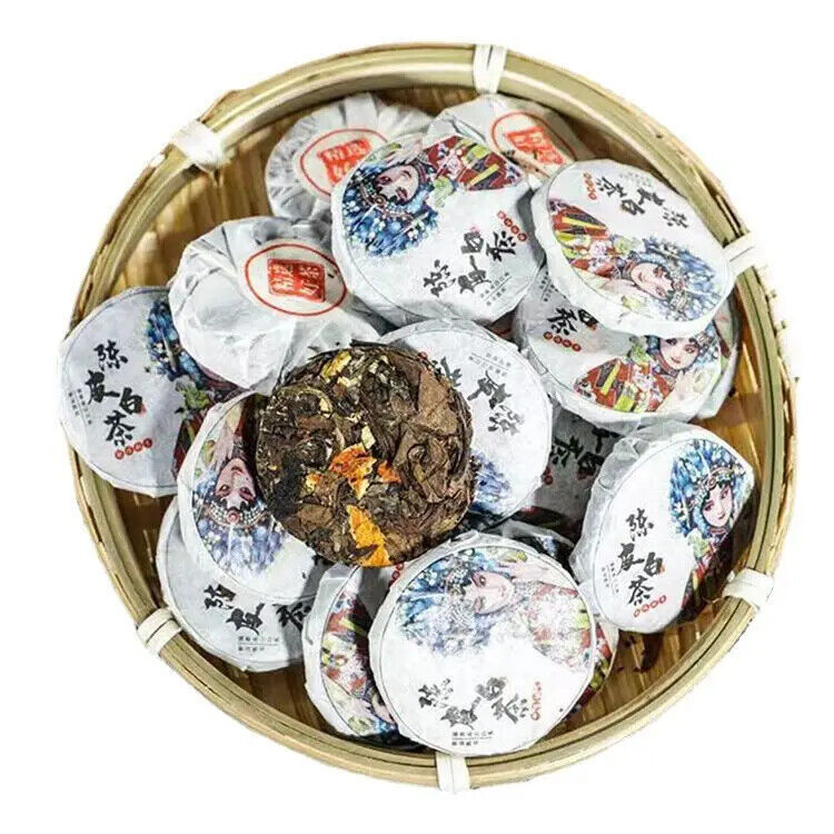Fuding Orange Peel Shoumei Cake Opera Chenpi White Tea Mini White Tea Cake 250g Main image