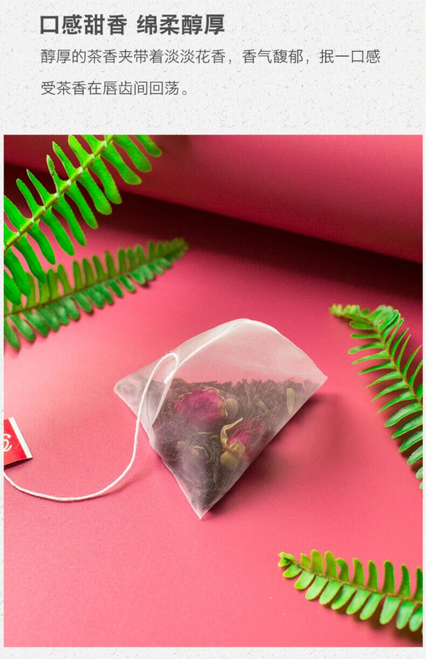 Ceylon Rose Black Tea Flower Blend Bags