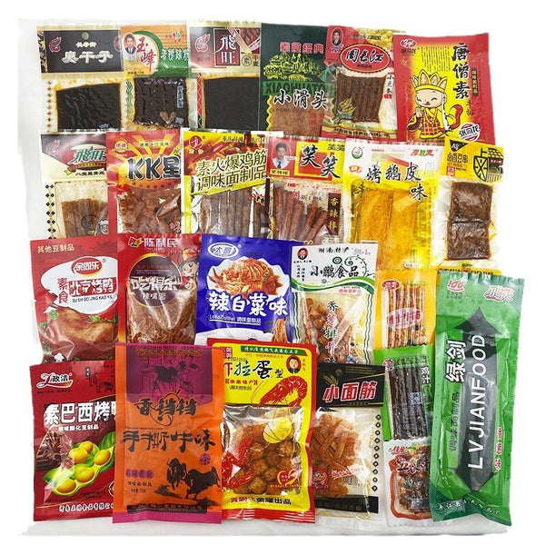 Chinesische Spezialität Snack Geschenkpackung Würzige Streifen Kindheitssnack