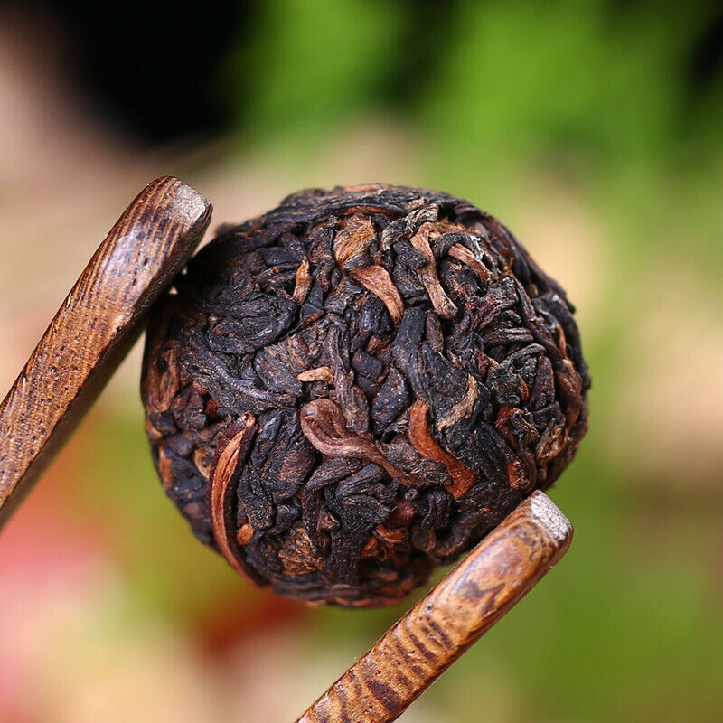 HelloYoung Pu-Erh Tuocha Big Leaf Species Pu'er Ripe Tea Fermented Pressed Black Tea 500g