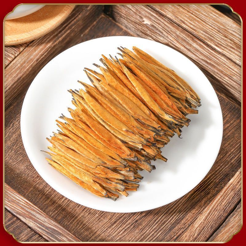 Big Single Bud Black Chinese Tea Organic Fengqing Big Golden Needle Tea 100g Main image