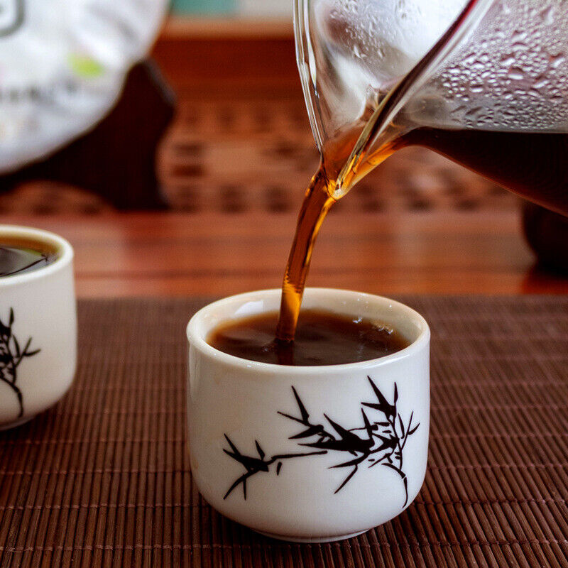 Yunnan Pu'er Tea Cake Pu'er Tea Ripe Tea Cake Ancient Tree Ripe Tea 357g