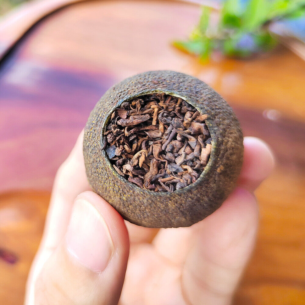HelloYoung 500g Black Tea Xinhui Small Green Oranges Tangerine Peel Pu'er Cooked Tea