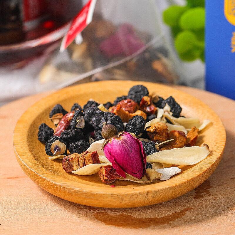 Morning C, evening A tea, lemon cactus tea, mulberry black wolfberry rose tea Secondary image