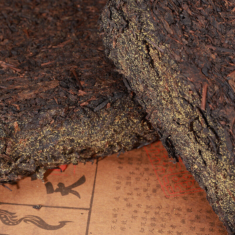 HelloYoung 920g Anhua black tea Tianjian Fu brick black tea raw tea golden flower black tea